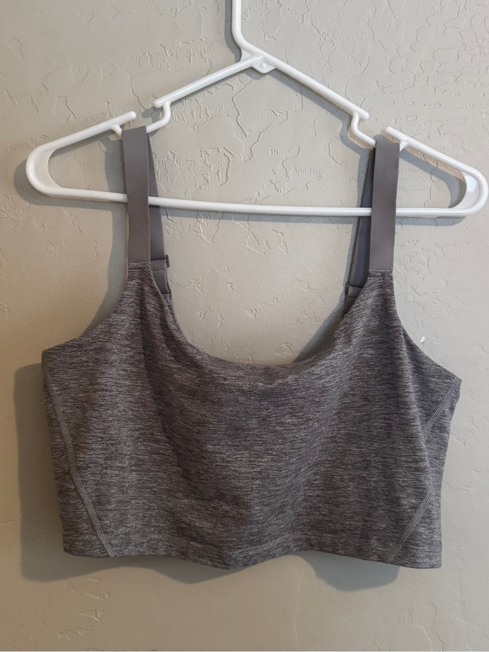 Aerie The Hugger Long Line Sports Bra - Gray Size L